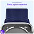 SBG Nylon - Apple Watch Bandje - 1-11/SE/Ultra - 49/46/45/44/42MM - Navy Blauw afbeelding 5