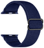 SBG Nylon - Apple Watch Bandje - 1-11/SE/Ultra - 49/46/45/44/42MM - Navy Blauw afbeelding 3