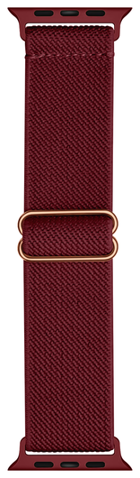 SBG Nylon - Apple Watch Bandje - 1-11/SE/Ultra - 49/46/45/44/42MM - Bordeaux afbeelding 5