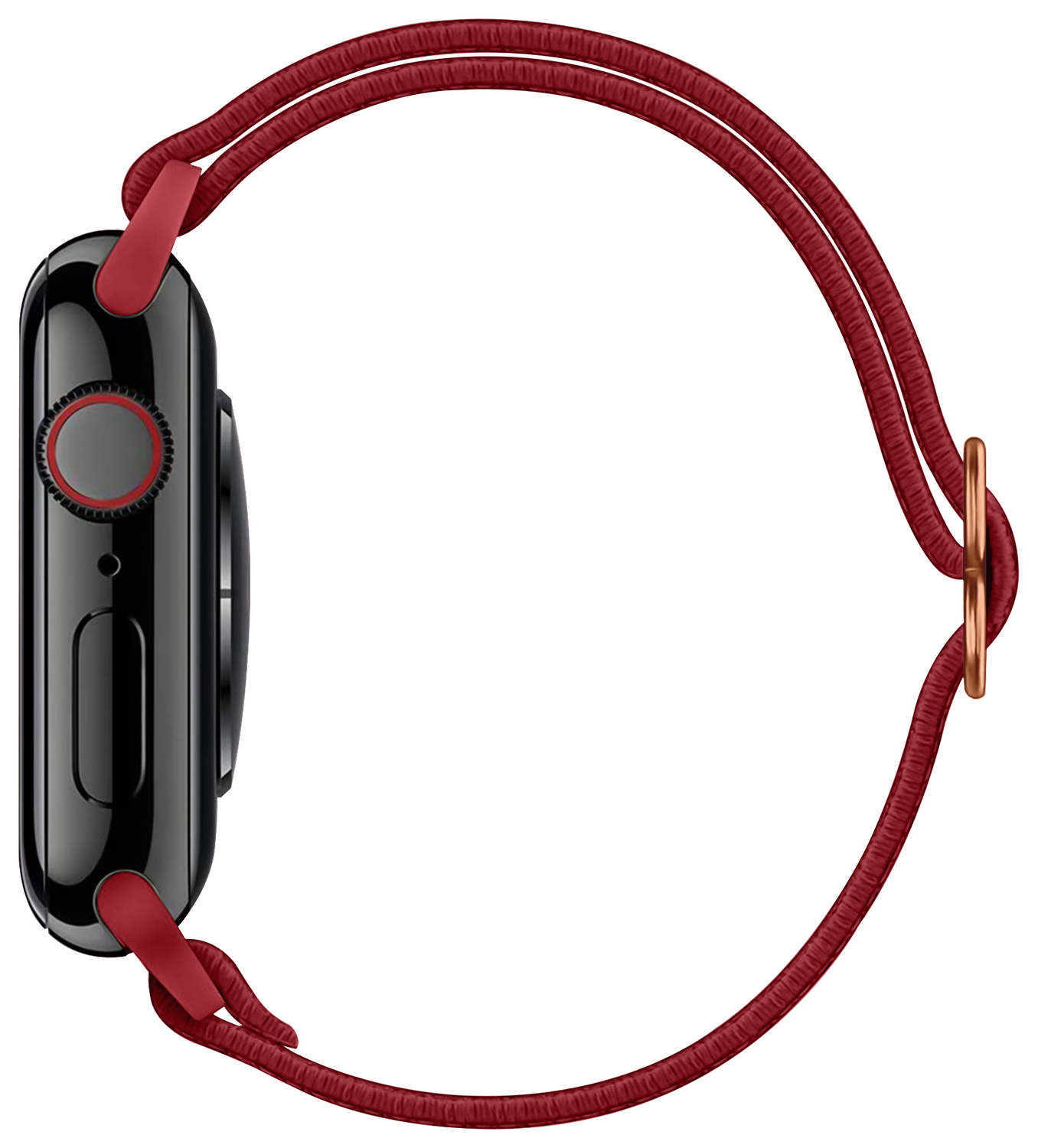 SBG Nylon - Apple Watch Bandje - 1-11/SE/Ultra - 49/46/45/44/42MM - Rood afbeelding 6