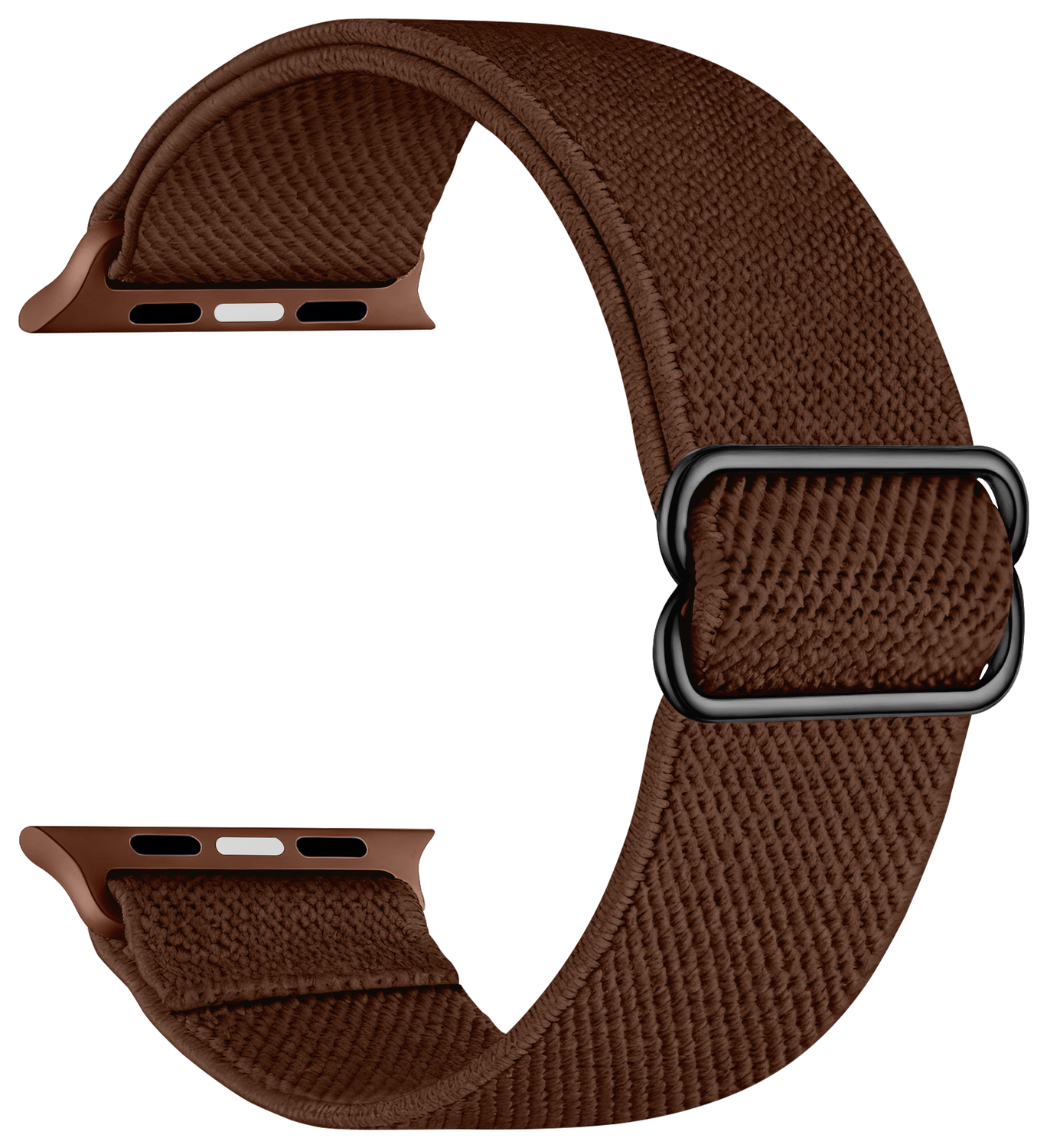 SBG Nylon - Apple Watch Bandje - 1-11/SE/Ultra - 49/46/45/44/42MM - Bruin afbeelding 3