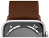 SBG Nylon - Apple Watch Bandje - 1-11/SE/Ultra - 49/46/45/44/42MM - Bruin afbeelding 4