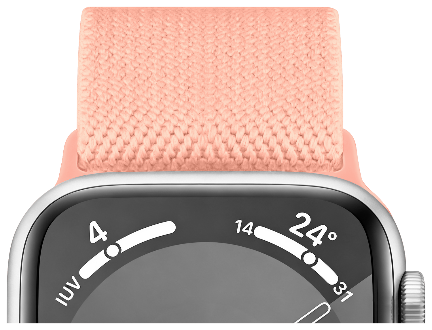 SBG Nylon - Apple Watch Bandje - 1-11/SE/Ultra - 49/46/45/44/42MM - Rose afbeelding 10