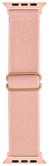 SBG Nylon - Apple Watch Bandje - 1-11/SE/Ultra - 49/46/45/44/42MM - Rose afbeelding 11
