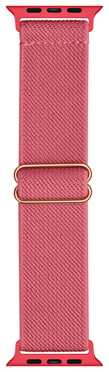 SBG Nylon - Apple Watch Bandje - 1-11/SE/Ultra - 49/46/45/44/42MM - Rose afbeelding 5