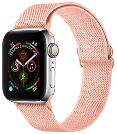 SBG Nylon - Apple Watch Bandje - 1-11/SE/Ultra - 49/46/45/44/42MM - Rose afbeelding