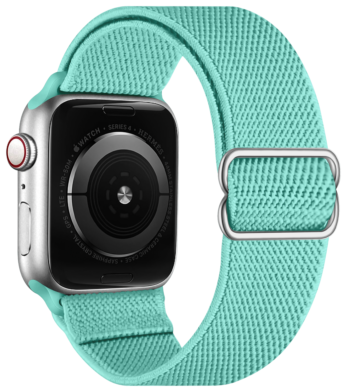SBG Nylon - Apple Watch Bandje - 1-11/SE/Ultra - 49/46/45/44/42MM - Mint Groen afbeelding 2
