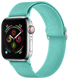 SBG Nylon - Apple Watch Bandje - 1-11/SE/Ultra - 49/46/45/44/42MM - Mint Groen afbeelding
