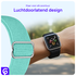 SBG Nylon - Apple Watch Bandje - 1-11/SE/Ultra - 49/46/45/44/42MM - Mint Groen afbeelding 3