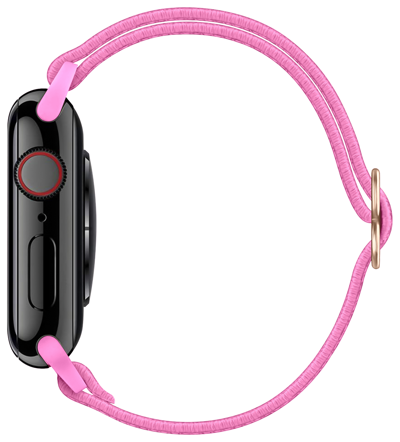 SBG Nylon - Apple Watch Bandje - 1-11/SE/Ultra - 49/46/45/44/42MM - Roze afbeelding 6