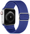 SBG Nylon - Apple Watch Bandje - 1-11/SE/Ultra - 49/46/45/44/42MM - Blauw afbeelding 8