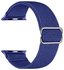 SBG Nylon - Apple Watch Bandje - 1-11/SE/Ultra - 49/46/45/44/42MM - Blauw afbeelding 9