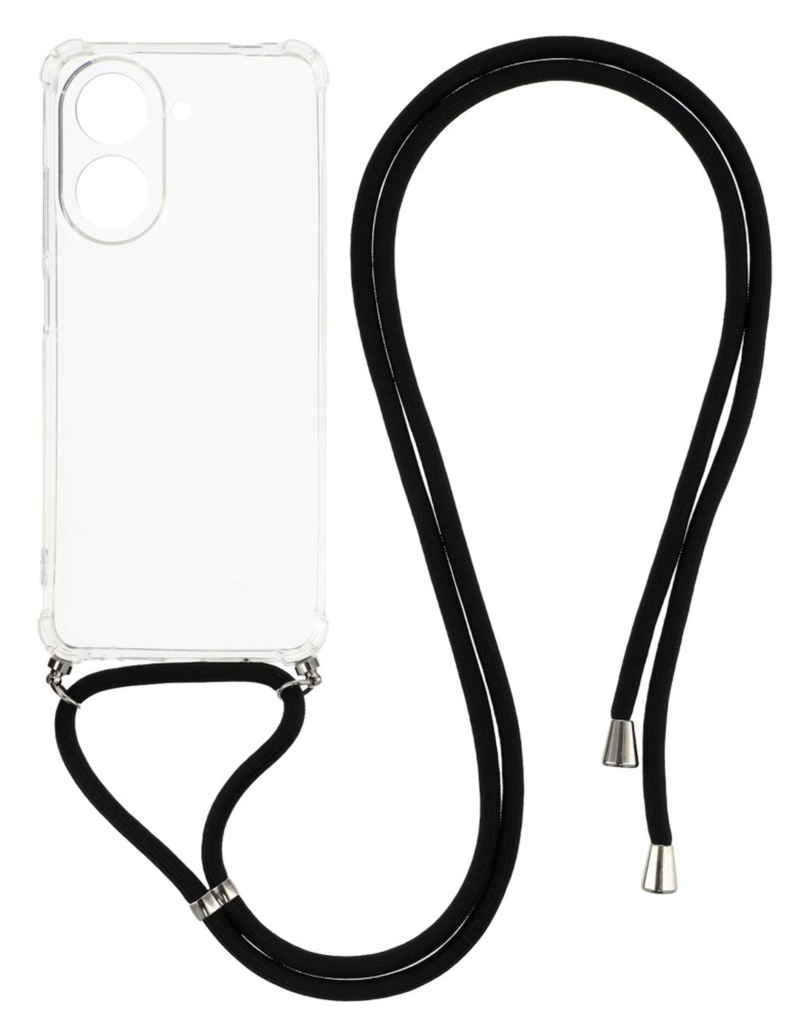 Xiaomi Redmi A5 4G Hoesje met Koord Schokbestendig TPU Transparant afbeelding 1