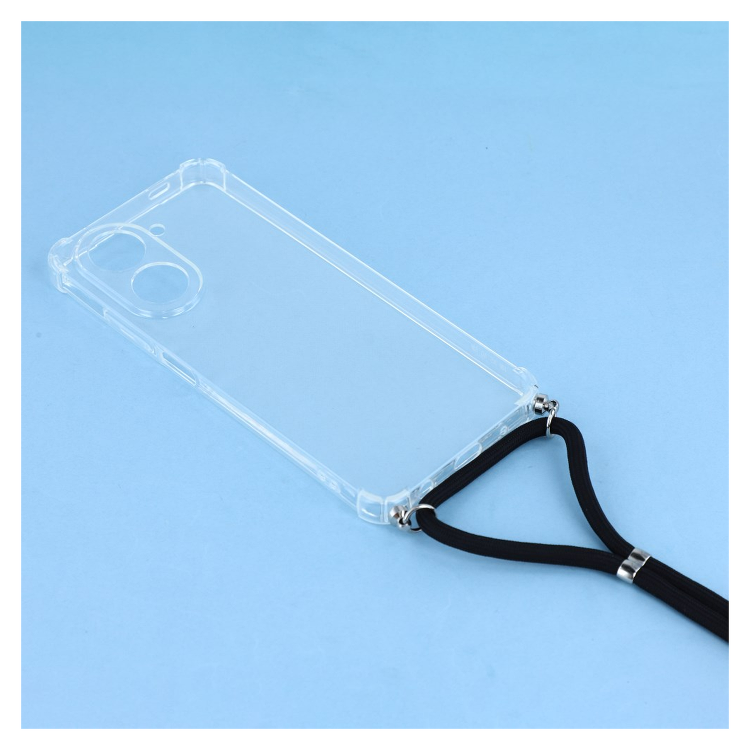 Xiaomi Redmi A5 4G Hoesje met Koord Schokbestendig TPU Transparant afbeelding 3