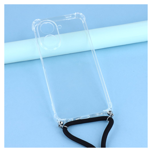 Xiaomi Redmi A5 4G Hoesje met Koord Schokbestendig TPU Transparant afbeelding 2