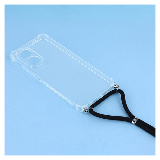 Xiaomi Redmi A5 4G Hoesje met Koord Schokbestendig TPU Transparant afbeelding 3