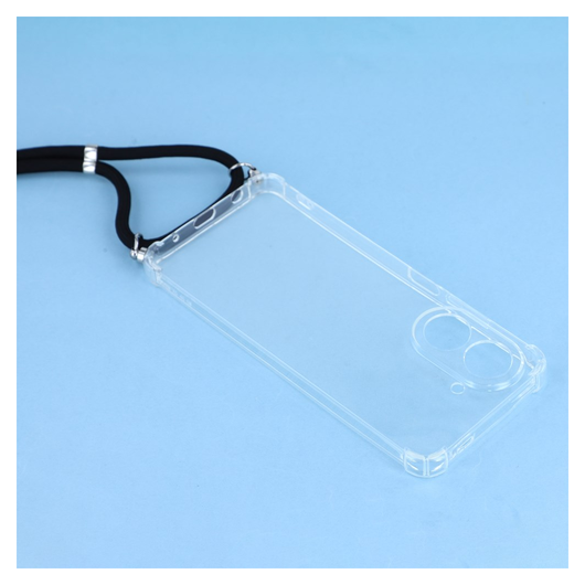 Xiaomi Redmi A5 4G Hoesje met Koord Schokbestendig TPU Transparant afbeelding 4