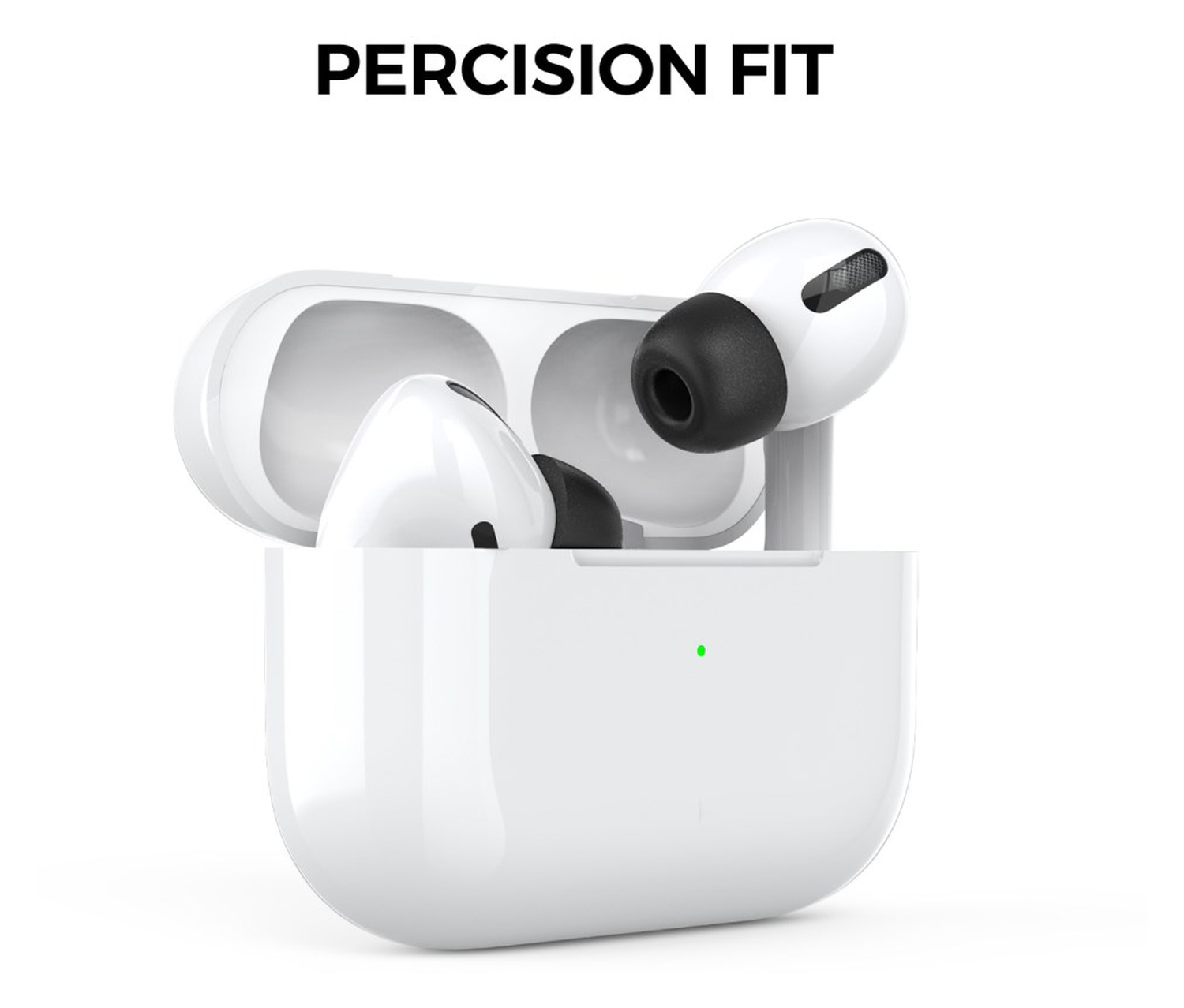 3 Pack AirPods Pro (1e & 2e Generatie) Memory Foam Dopjes Tips Medium afbeelding 4