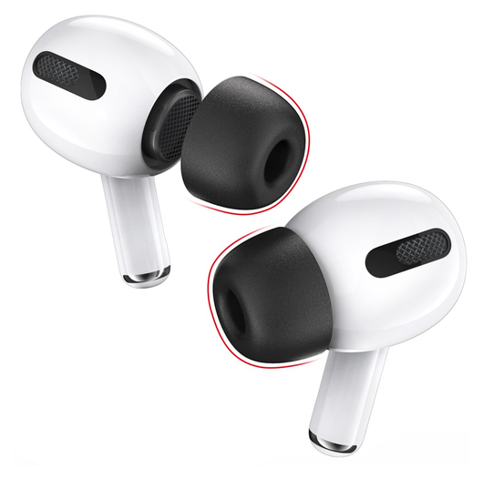 3 Pack AirPods Pro (1e & 2e Generatie) Memory Foam Dopjes Tips Small afbeelding 1