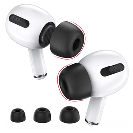 3 Pack AirPods Pro (1e & 2e Generatie) Memory Foam Dopjes Tips S / M / L afbeelding