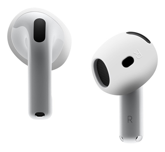 AirPods 4 Siliconen Dopjes Tips Wit afbeelding 1