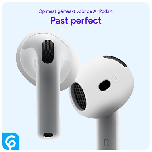 AirPods 4 Siliconen Dopjes Tips Wit afbeelding 5