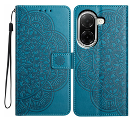 Xiaomi Redmi A5 4G Hoesje Mandala Book Case met Pasjeshouder Blauw afbeelding