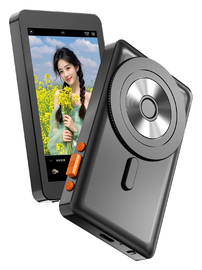 Magnetische MagSafe Telefoon Monitor Scherm voor Vlog/Selfie/TikTok Zwart afbeelding