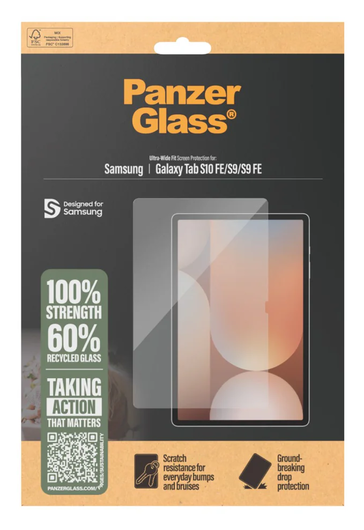 PanzerGlass Ultra-Wide Samsung Galaxy Tab S10 FE / S9 / S9 FE Screen Protector afbeelding 4