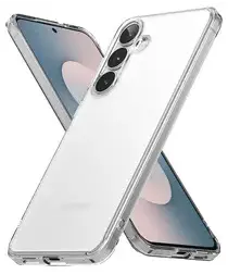 Ringke Fusion Samsung Galaxy S25 FE Hoesje Back Cover Matte Transparant afbeelding