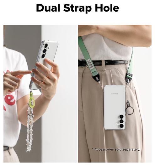 Ringke Fusion Samsung Galaxy S25 FE Hoesje Back Cover Matte Transparant afbeelding 9