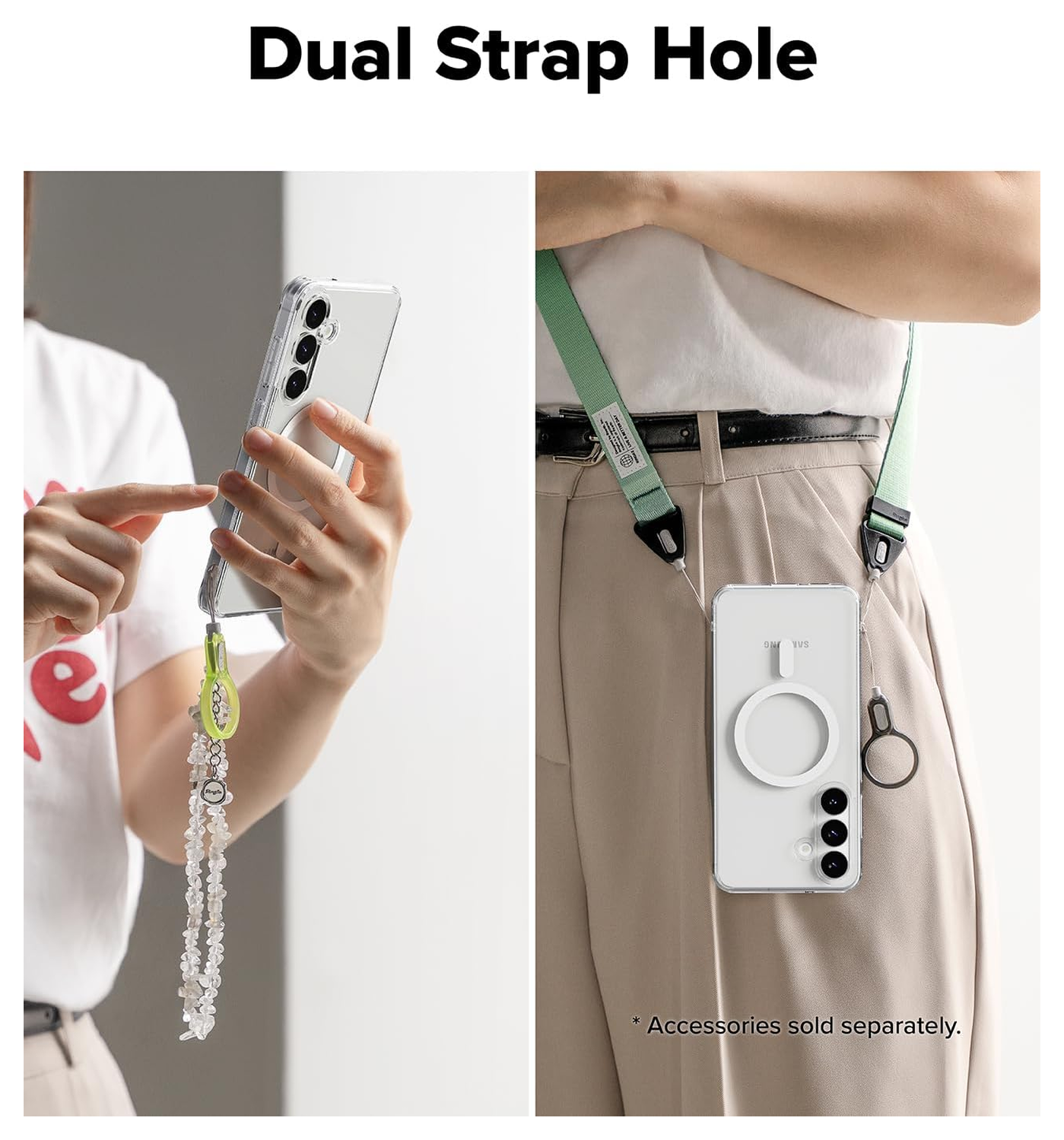 Ringke Fusion Magnetic Samsung Galaxy S25 FE Hoesje MagSafe Transparant afbeelding 10