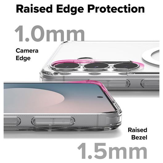 Ringke Fusion Magnetic Samsung Galaxy S25 FE Hoesje MagSafe Transparant afbeelding 6