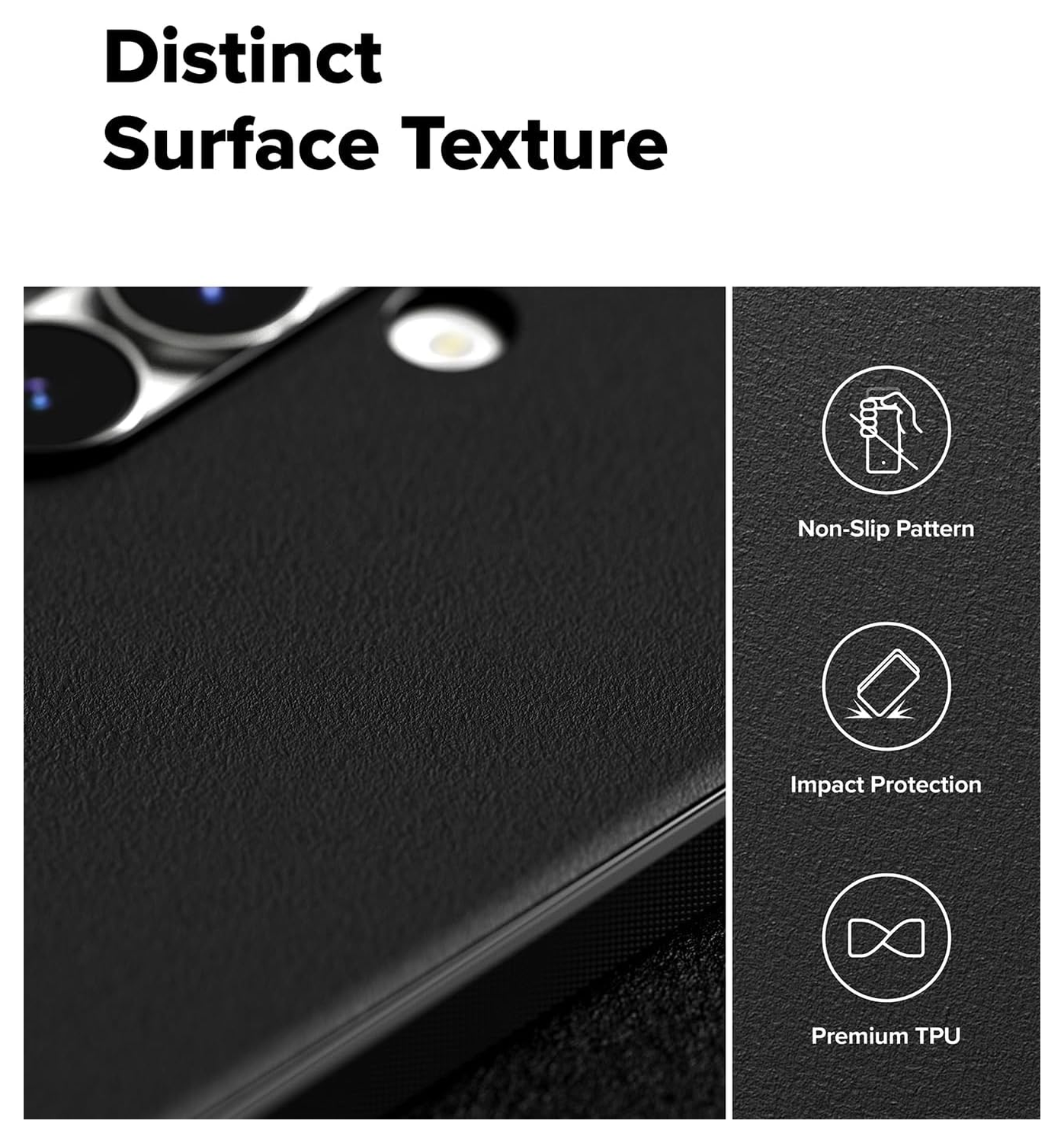 Ringke Onyx Samsung Galaxy S25 FE Hoesje Flexibel TPU Back Cover Zwart afbeelding 5