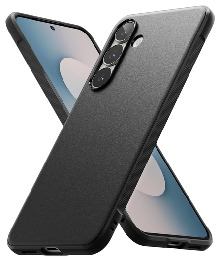 Ringke Onyx Samsung Galaxy S25 FE Hoesje Flexibel TPU Back Cover Zwart afbeelding 1