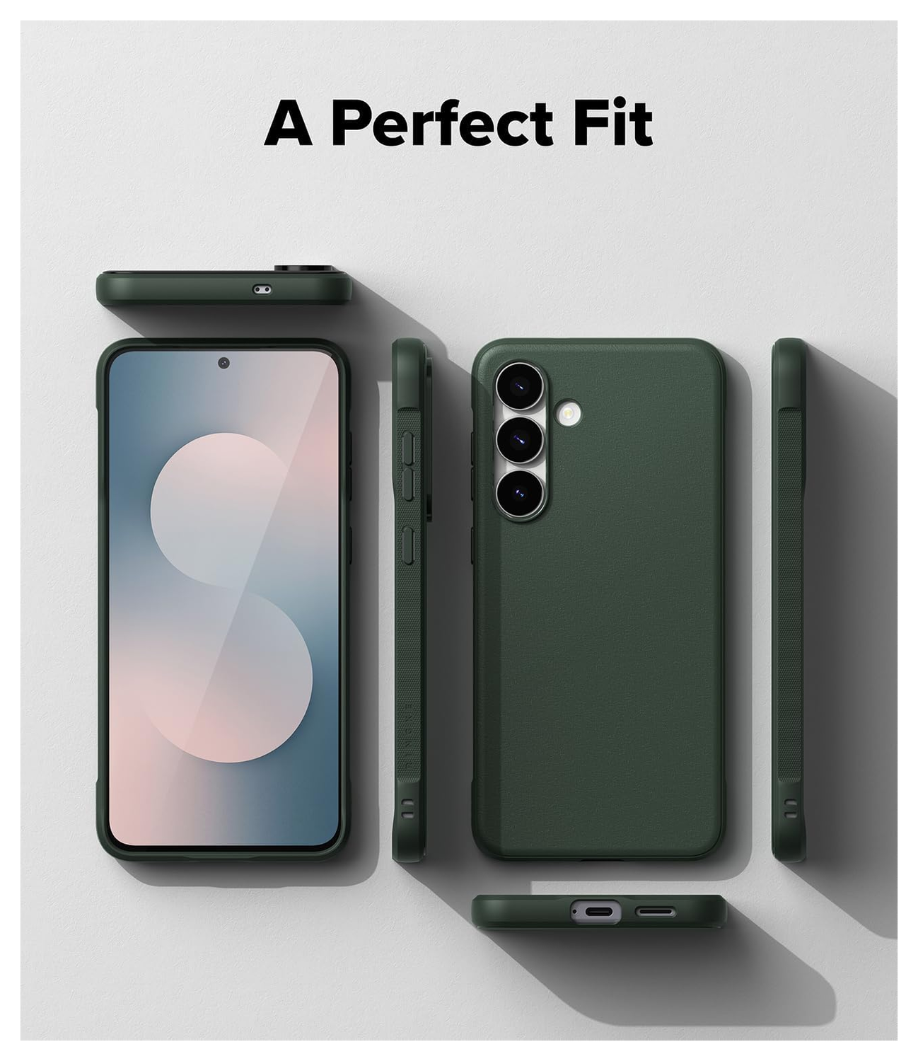 Ringke Onyx Samsung Galaxy S25 FE Hoesje Flexibel TPU Back Cover Groen afbeelding 7