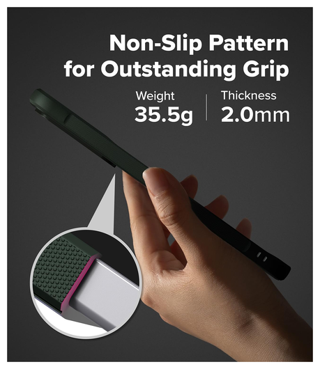 Ringke Onyx Samsung Galaxy S25 FE Hoesje Flexibel TPU Back Cover Groen afbeelding 9