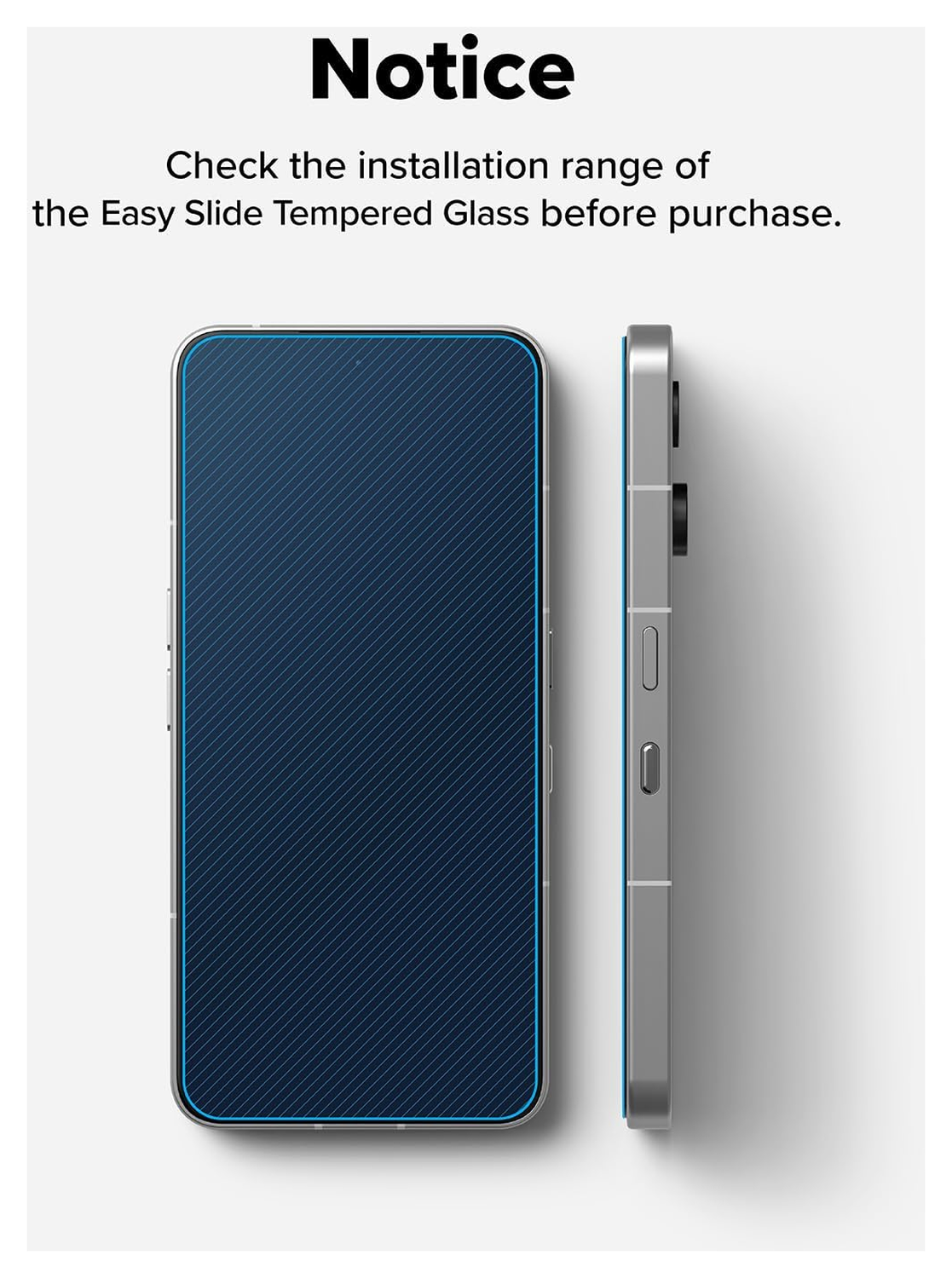 Ringke Easy Slide Nothing Phone (3) Screen Protector met Jig 2-Pack afbeelding 9