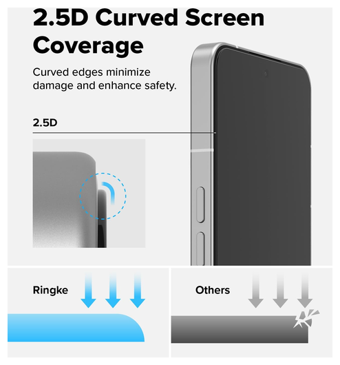 Ringke Easy Slide Nothing Phone (3) Screen Protector met Jig 2-Pack afbeelding 6