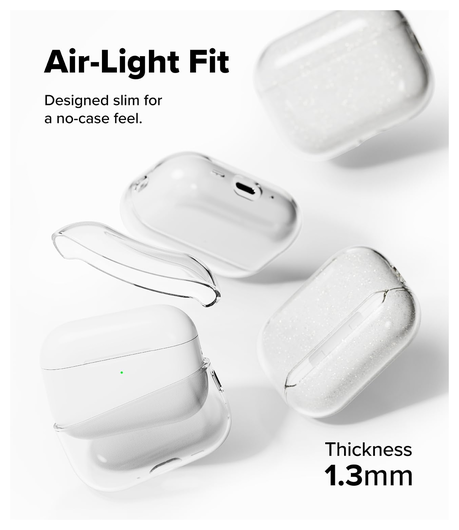 Ringke Air Case Apple AirPods Pro 3 Hoesje TPU Transparant afbeelding 2