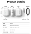 Ringke Air Case Apple AirPods Pro 3 Hoesje TPU Transparant afbeelding 7