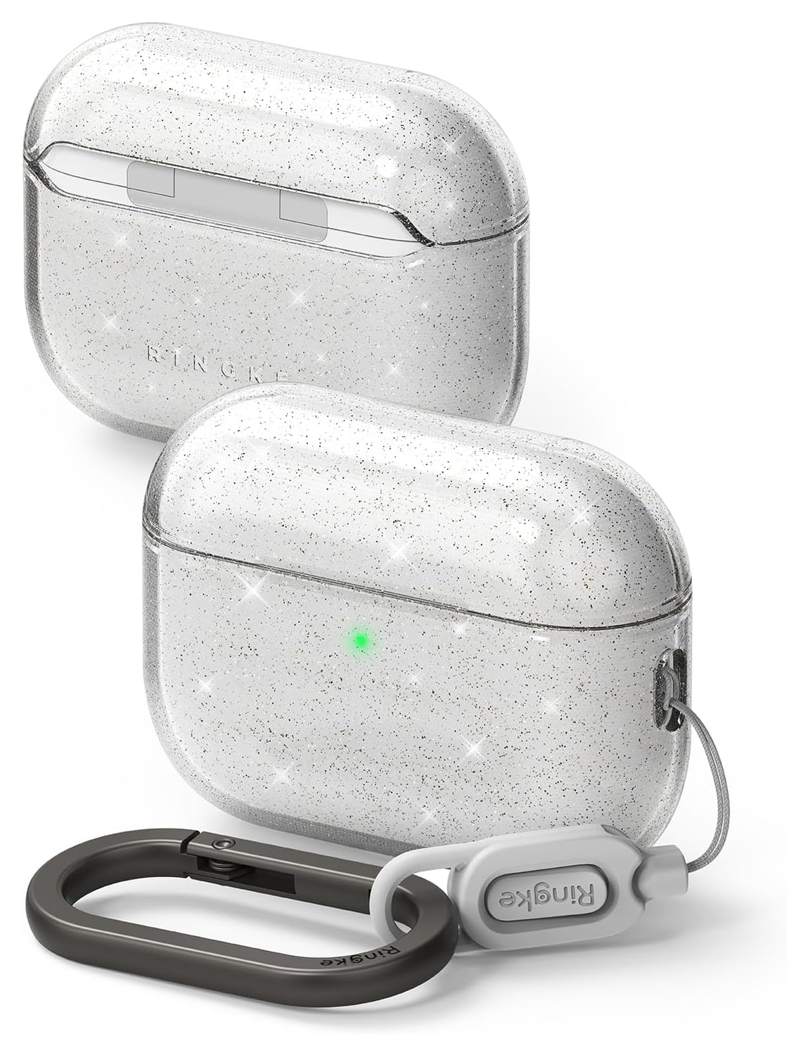 Ringke Air Case Apple AirPods Pro 3 Hoesje TPU Glitter Transparant afbeelding 1