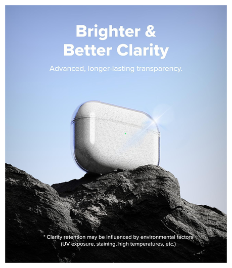 Ringke Air Case Apple AirPods Pro 3 Hoesje TPU Glitter Transparant afbeelding 3