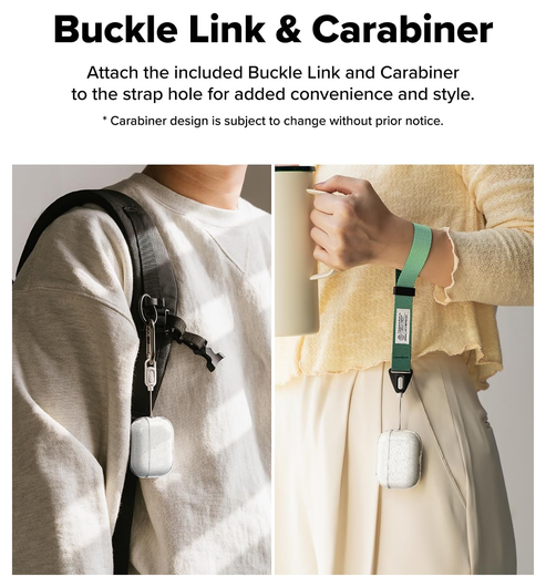 Ringke Air Case Apple AirPods Pro 3 Hoesje TPU Glitter Transparant afbeelding 5