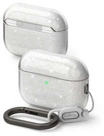 Ringke Air Case Apple AirPods Pro 3 Hoesje TPU Glitter Transparant afbeelding