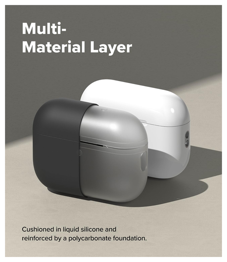 Ringke Silicone Case Apple AirPods Pro 3 Hoesje Siliconen Cover Zwart afbeelding 5