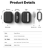 Ringke Silicone Case Apple AirPods Pro 3 Hoesje Siliconen Cover Zwart afbeelding 8