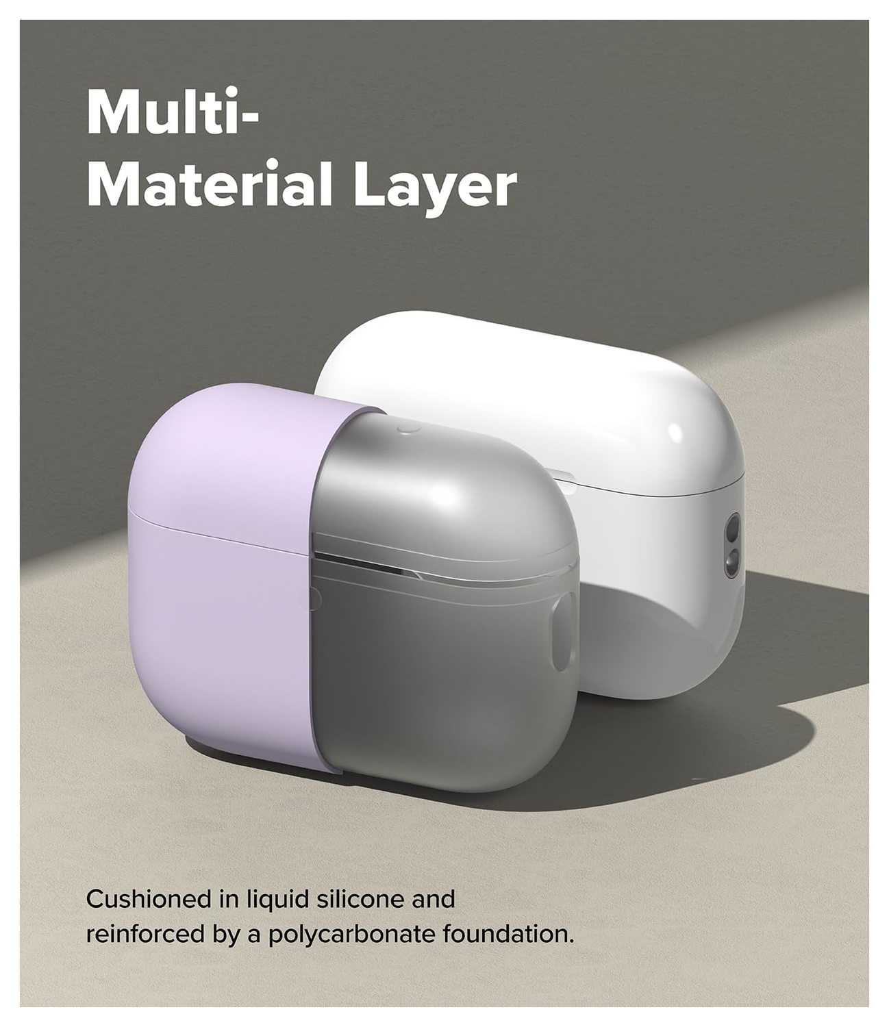 Ringke Silicone Case Apple AirPods Pro 3 Hoesje Siliconen Cover Paars afbeelding 5