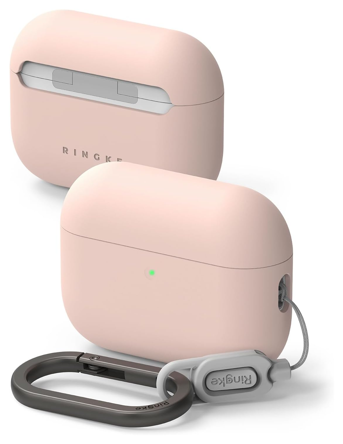 Ringke Silicone Case Apple AirPods Pro 3 Hoesje Siliconen Cover Roze afbeelding 1