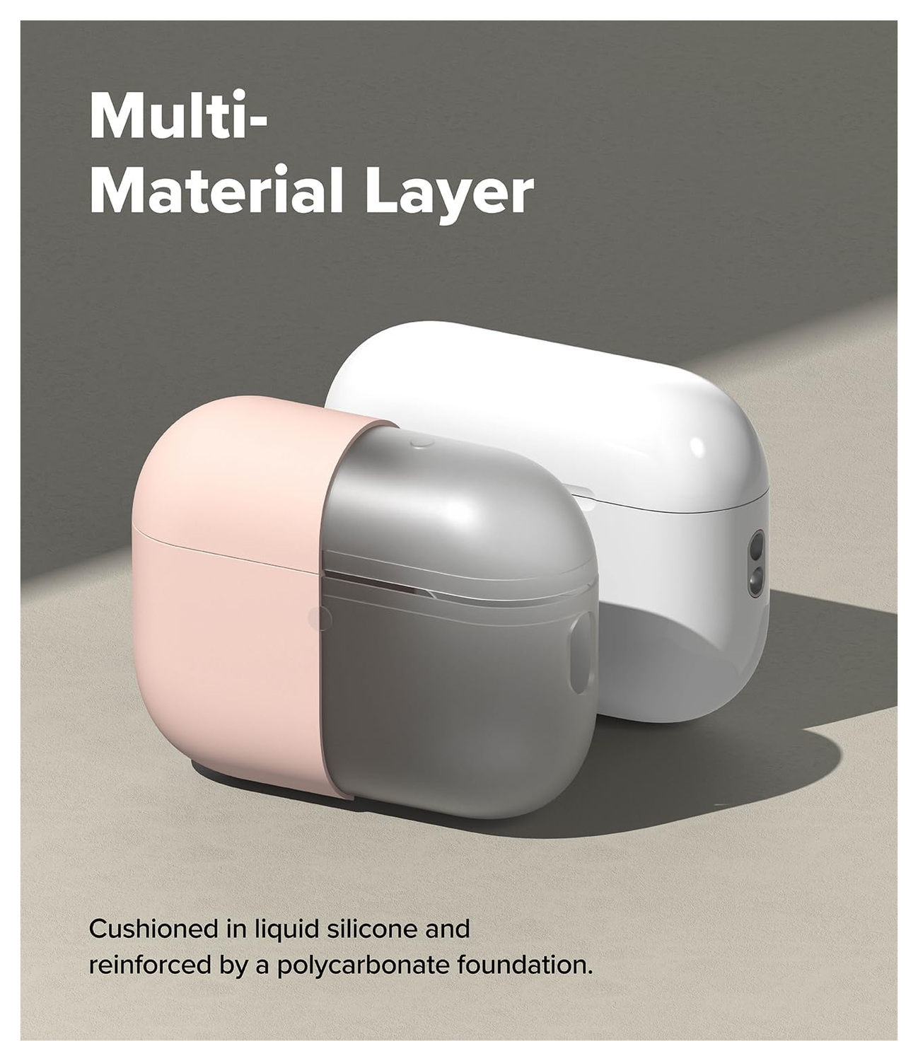 Ringke Silicone Case Apple AirPods Pro 3 Hoesje Siliconen Cover Roze afbeelding 6